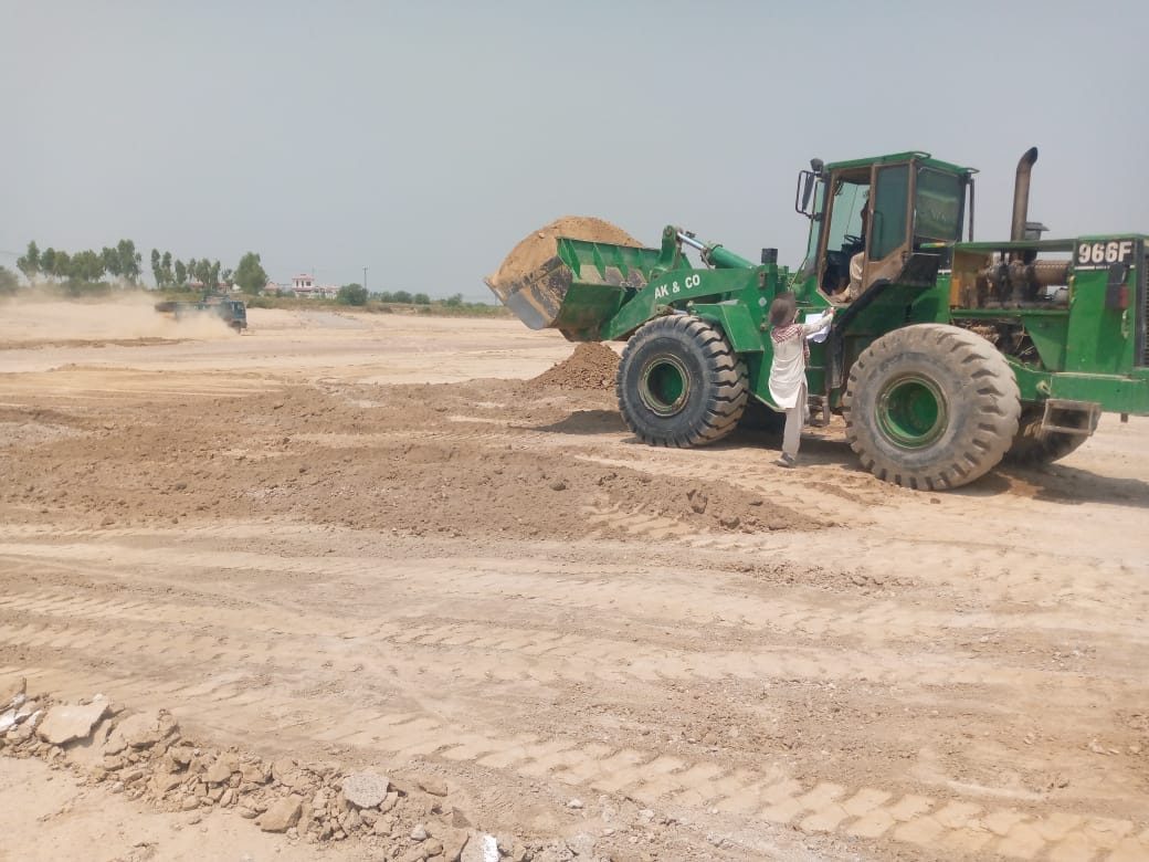 Kohistan Green earth and road work